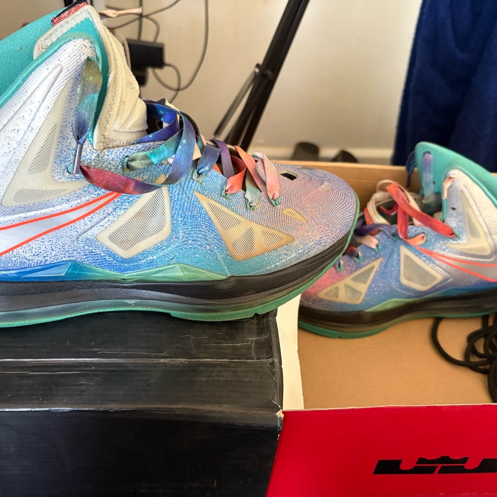 Multicolor High-Top Sneakers